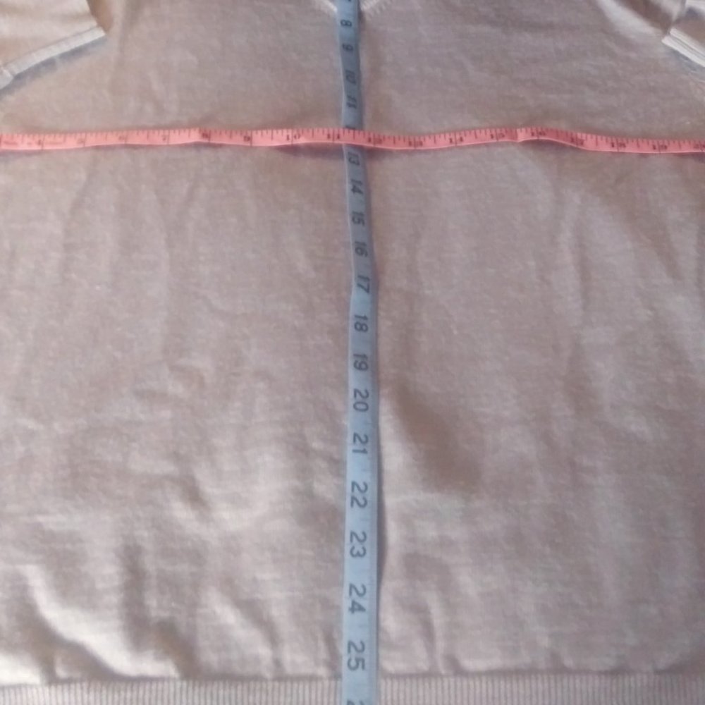 Mens JosABanks pullover sweater in Gray/silver size L - Picture 5 of 8